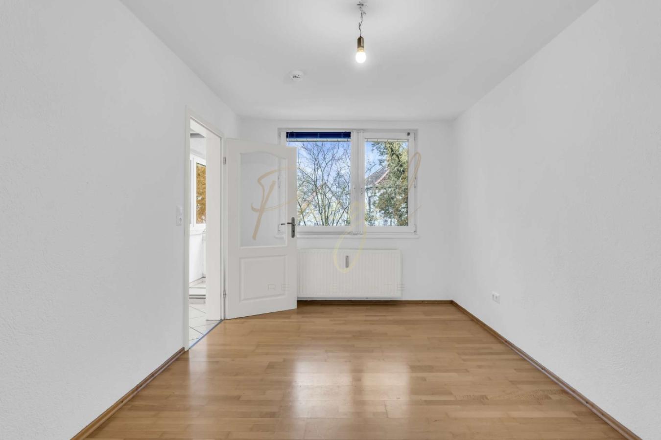 Schlafzimmer Blick ins Grüne