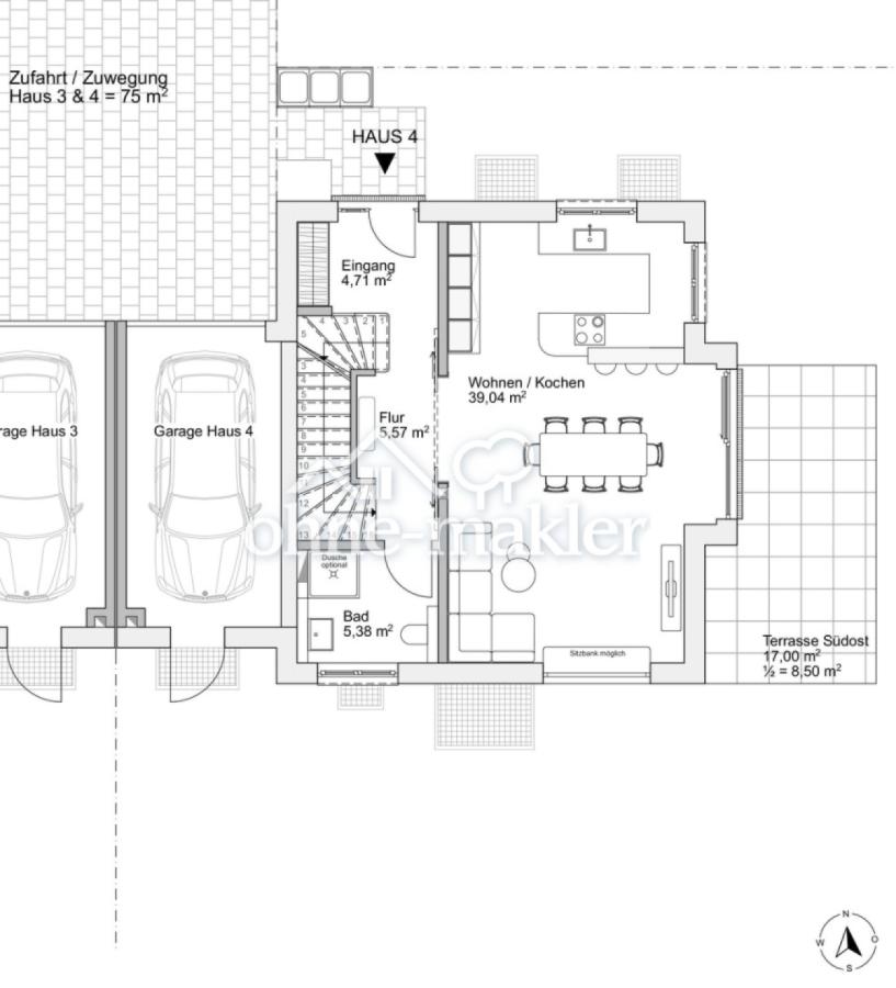 Erdgeschoss Haus 4