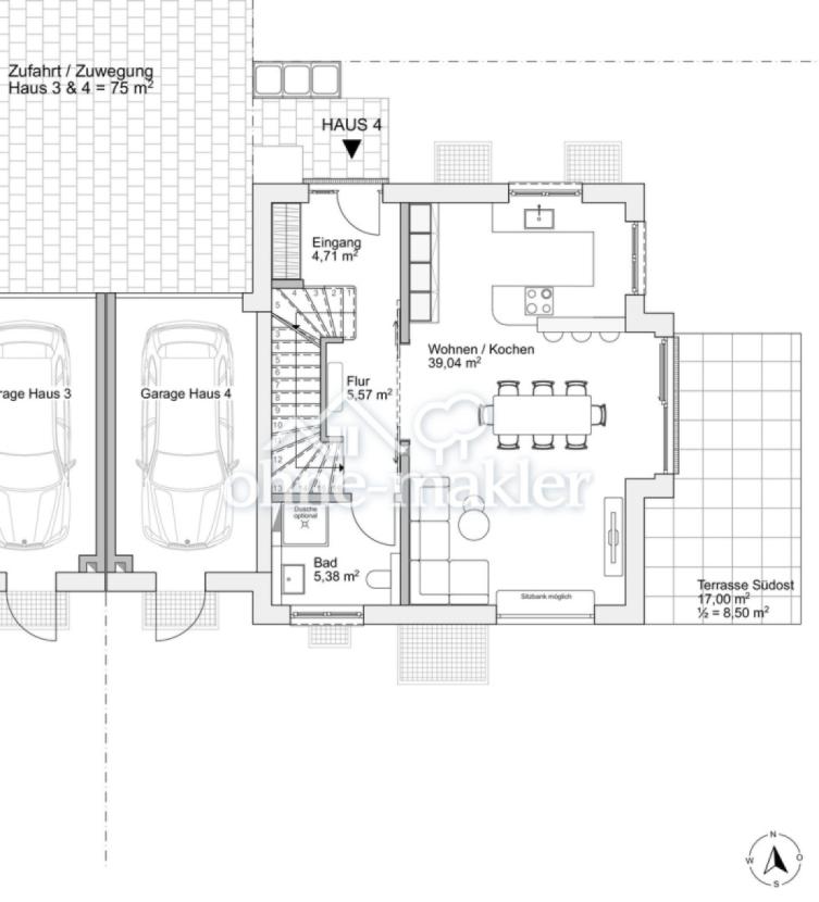 Erdgeschoss Haus 4