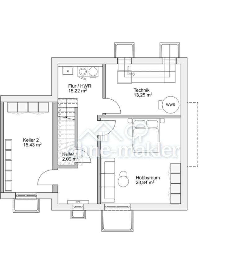 Untergeschoss Haus 4