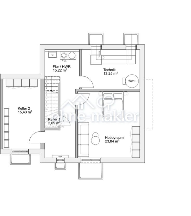 Untergeschoss Haus 4