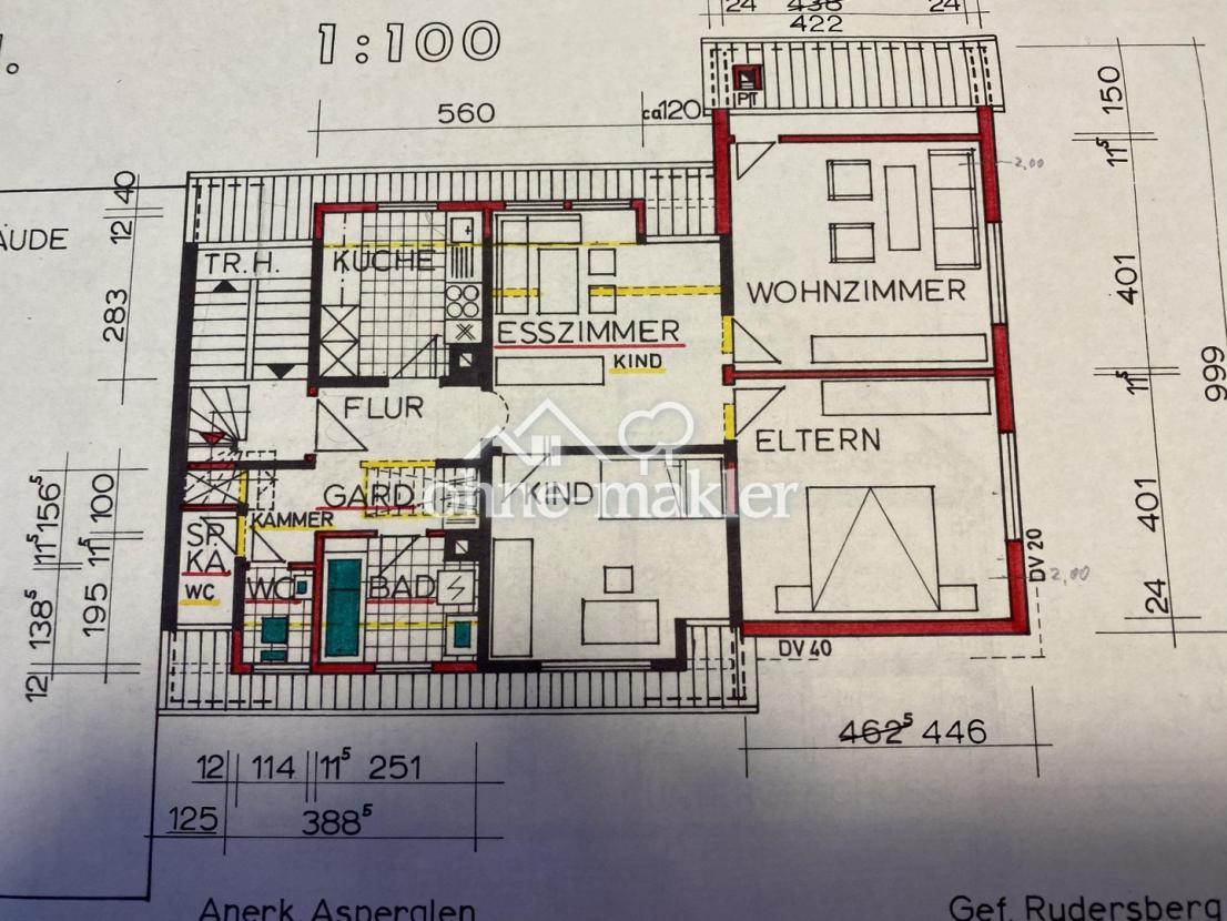 Grundriss Dachgeschoss