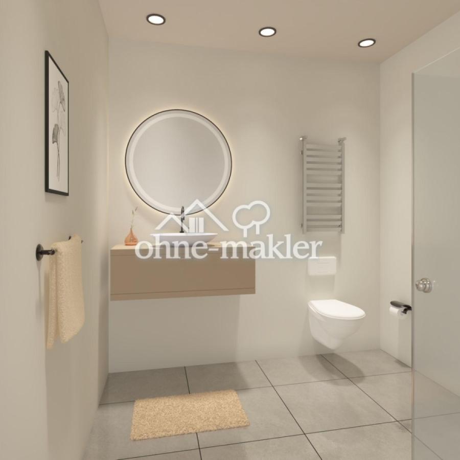 Badezimmer visualisiert 