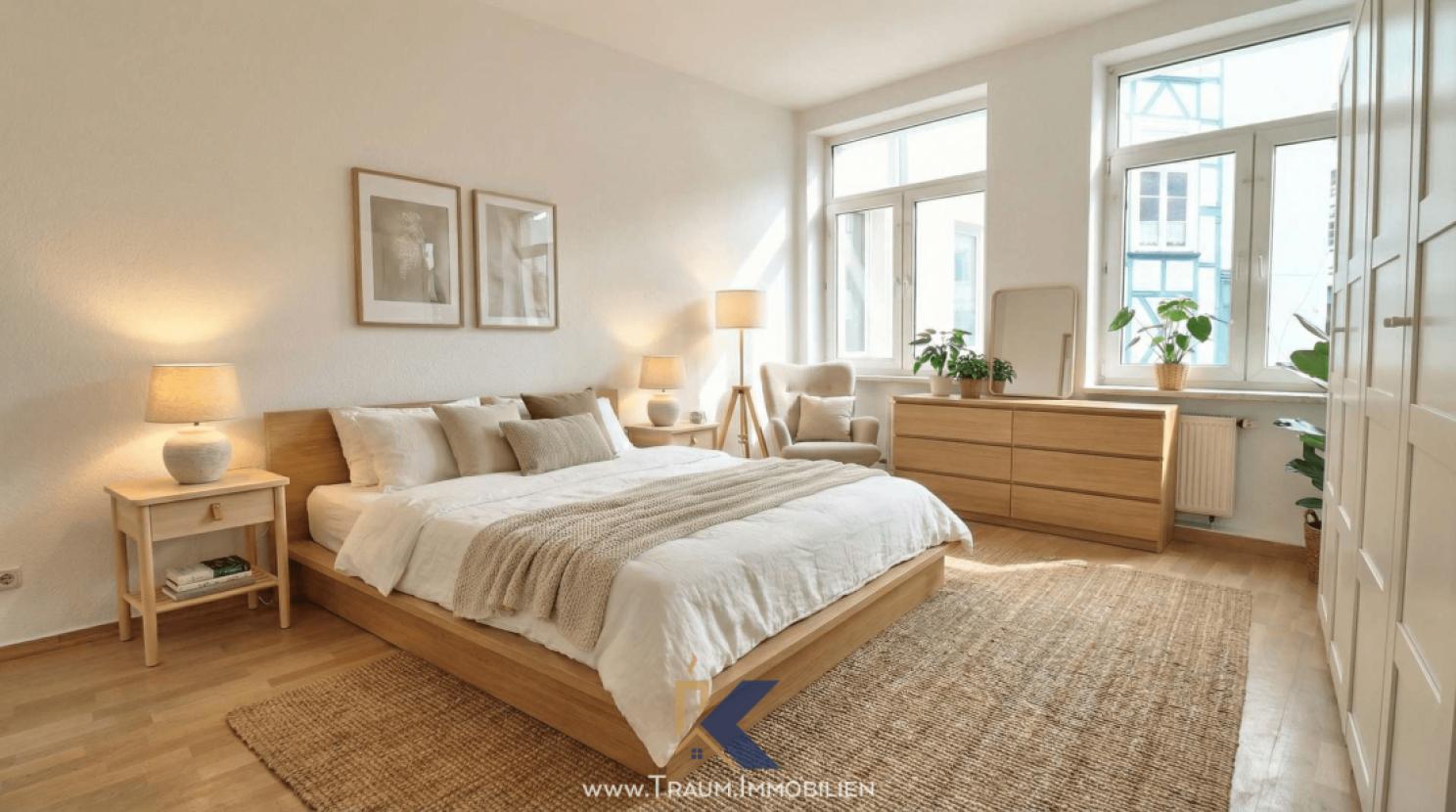 So könnte es aussehen: Schlafzimmer