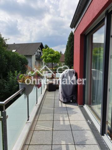 Balkon vor Essbereich