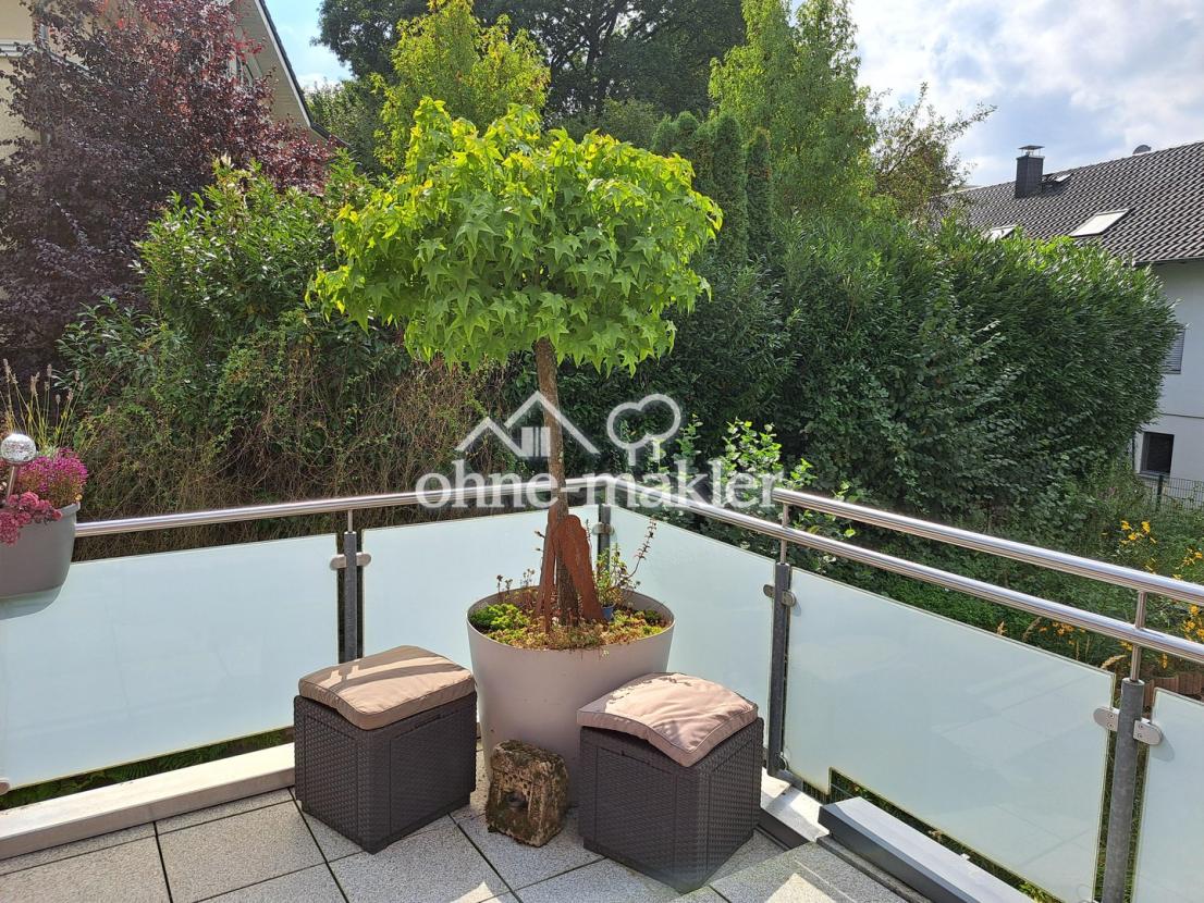 Balkon Ecke Essbereich