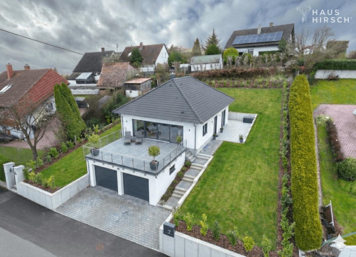 Beispiel Bebauung Walmdach