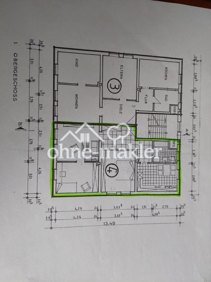 Grundriss Wohnung Nr. 4