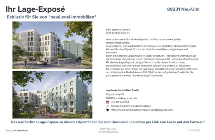 Hinweis auf das Lage-Exposé