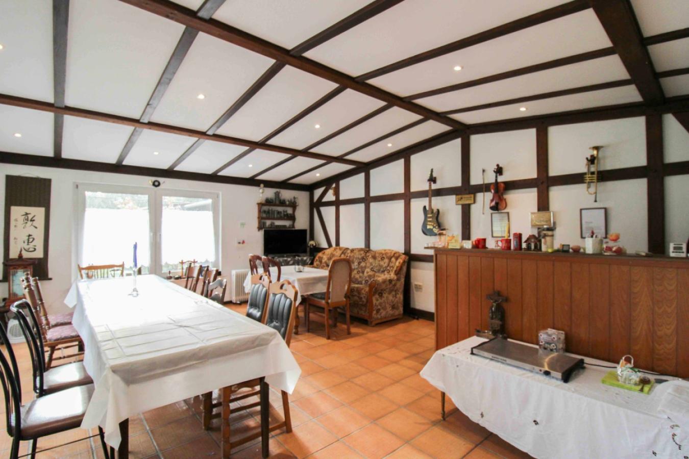 Ansicht Partyraum(Gartenhaus)