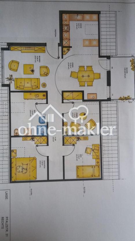 Grundriss der Wohnung