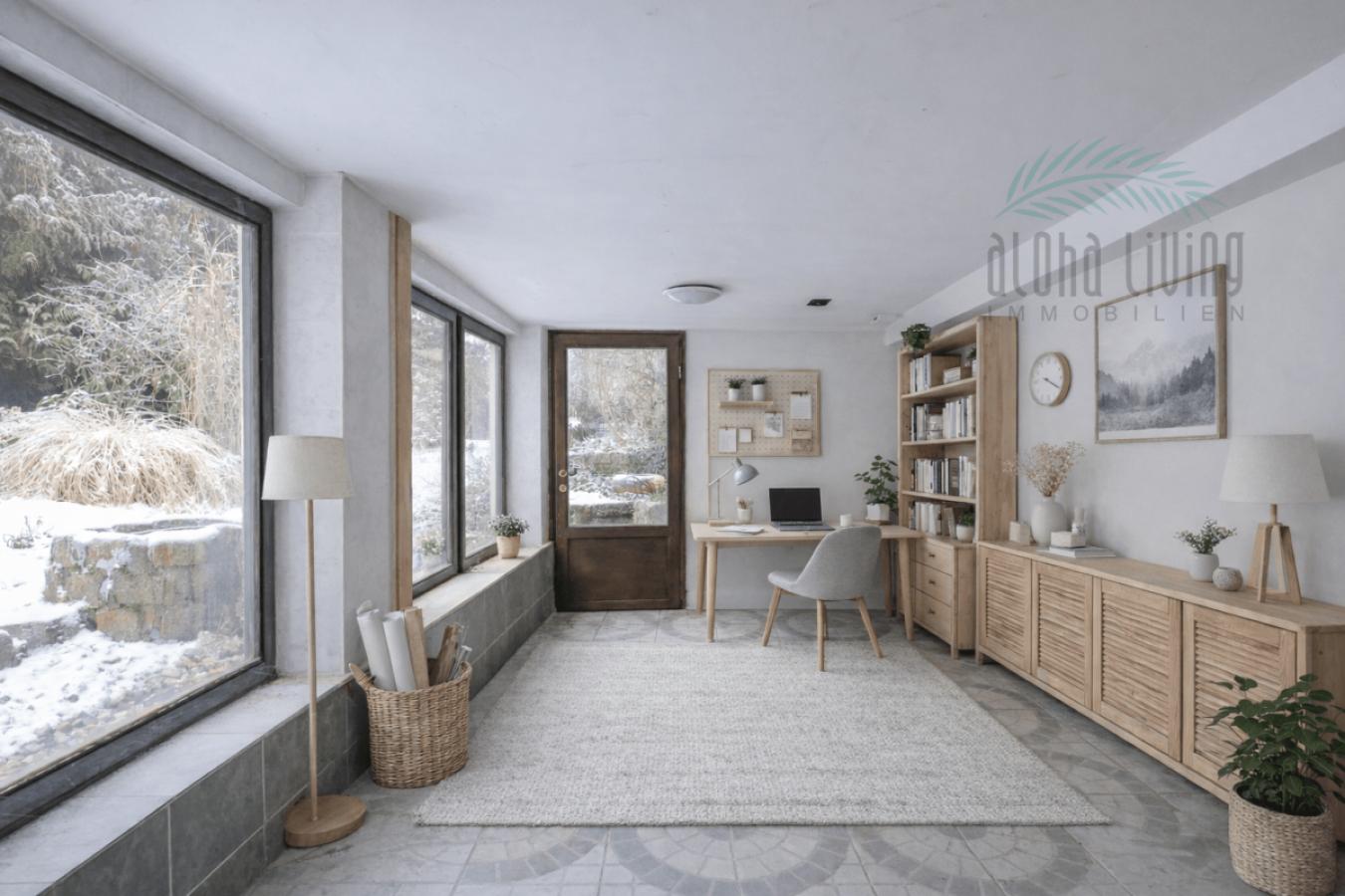 Visualisierung Wintergarten - Arbeitszimmer