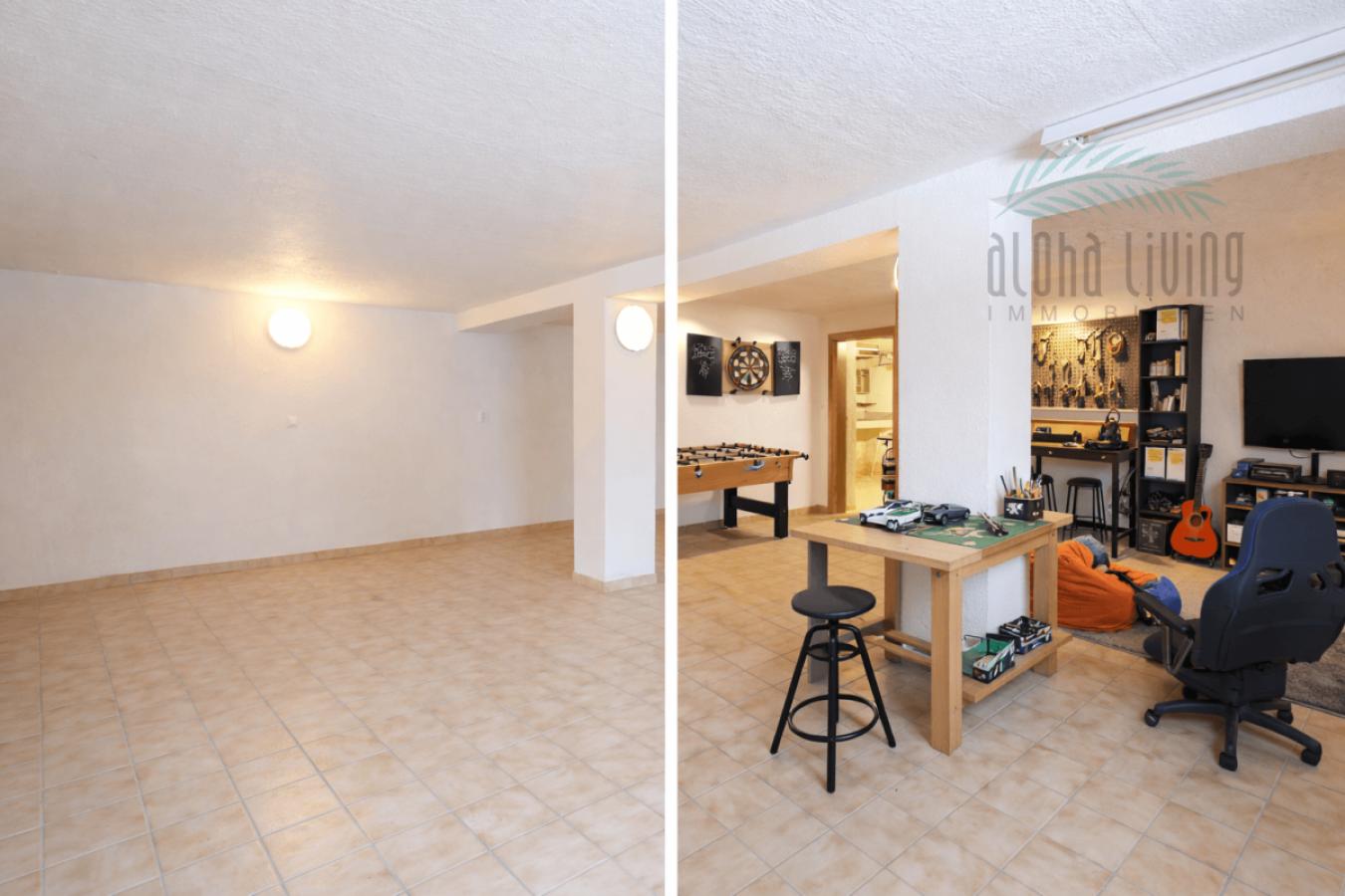 Visualisierung Kellerabteil 1