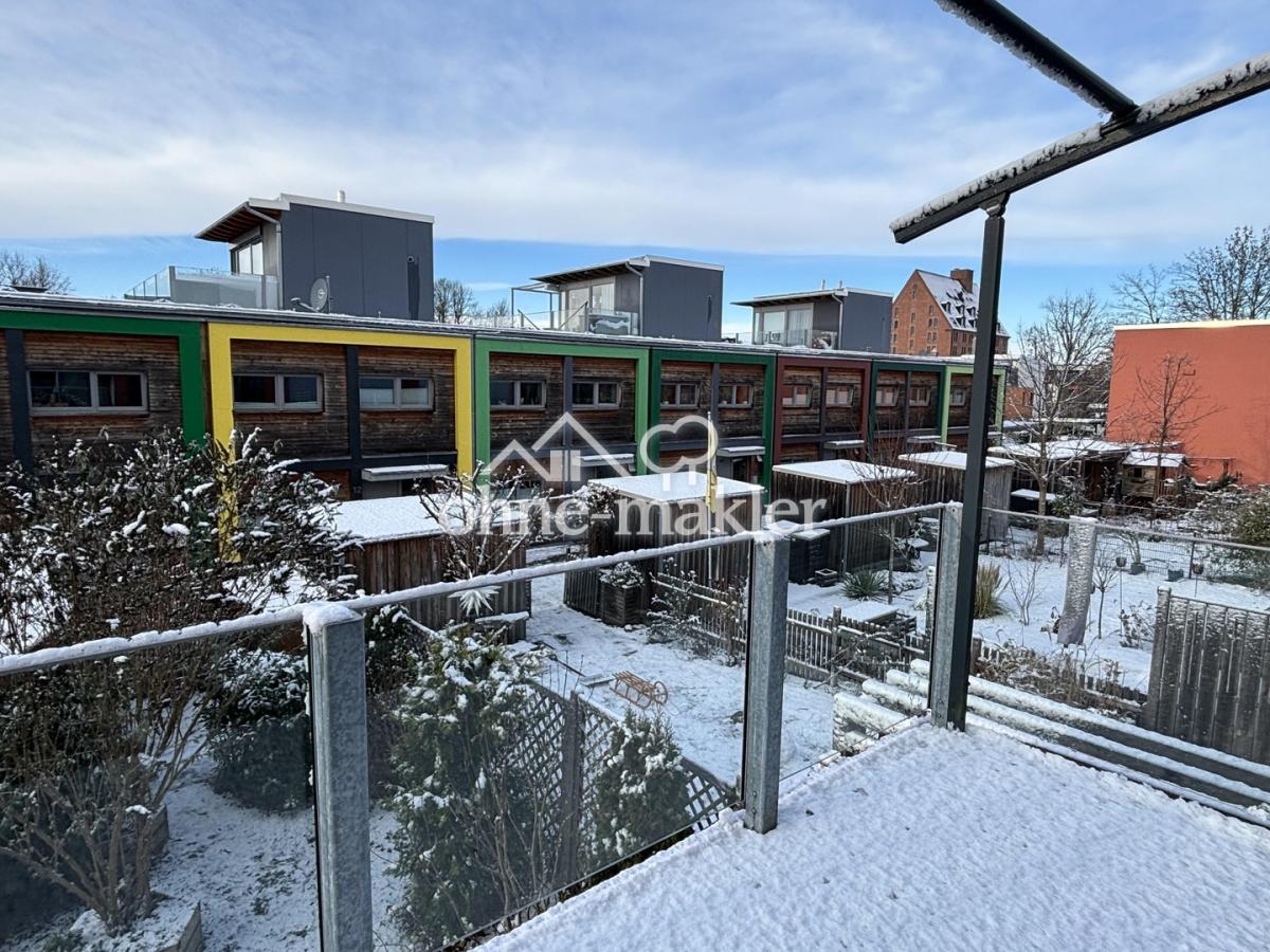 Blick auf Gartenseite