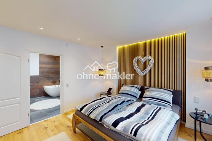 Schlafzimmer mit Bad en Suite