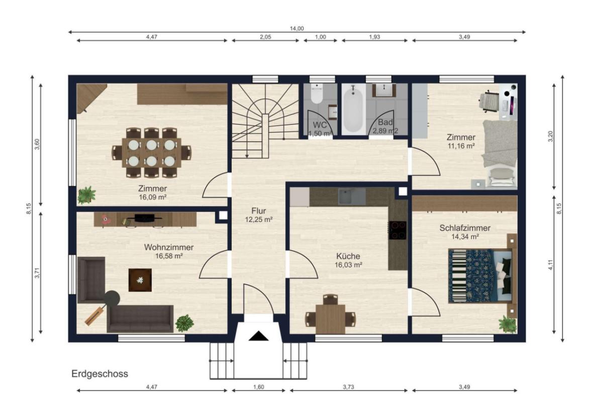 Grundriss Erdgeschoss