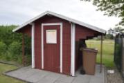 k-Holzhütte für Gartengeräte