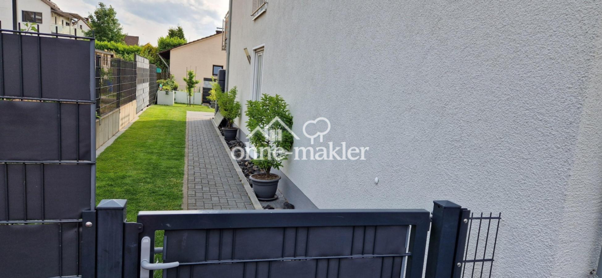 Eingezäunter Garten