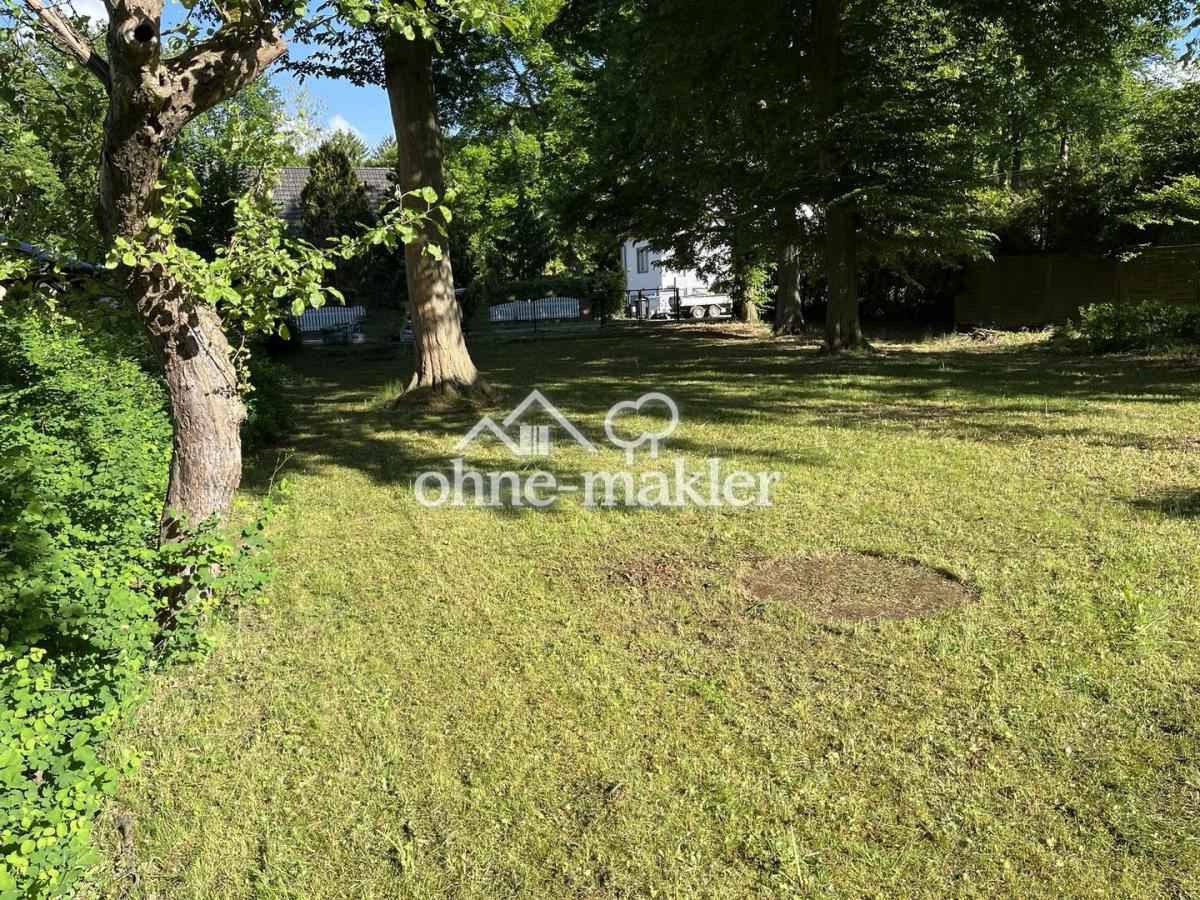 Grundstück mittig, Baufenster