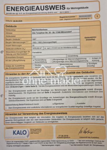 Energieausweis 2018