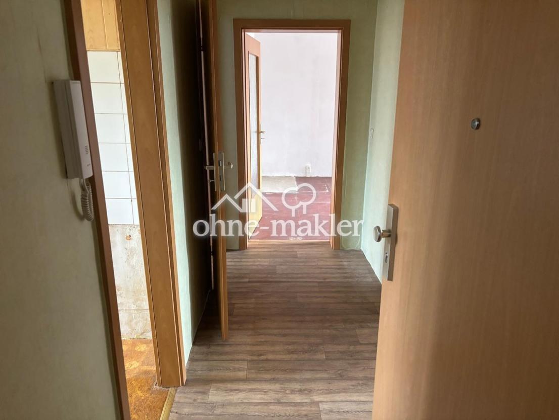 Blick in den Flur vom TH