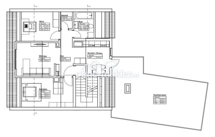 Entwurf Grundriss Dachgeschoss