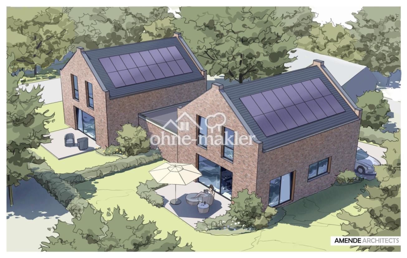 Ansicht der Einfamilienhäuser