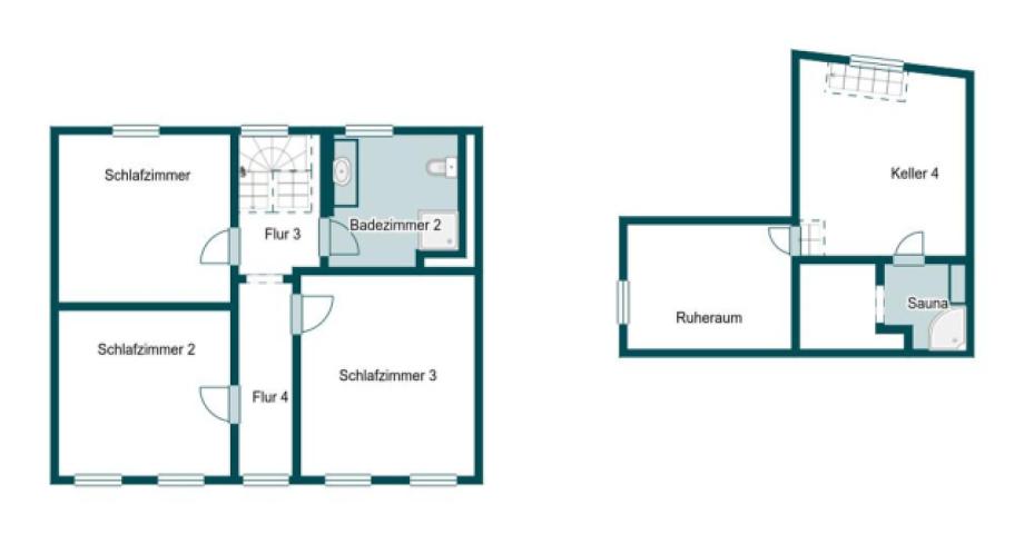 Grundriss Skizze 1.OG