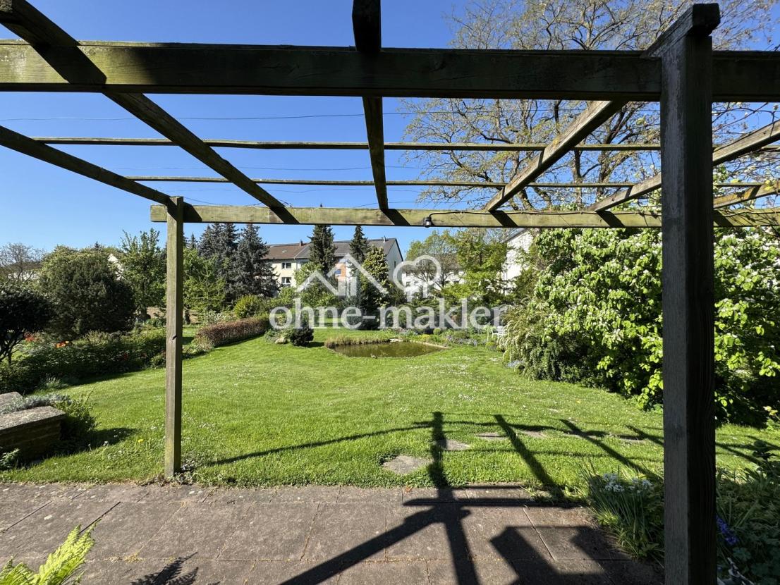 Blick vom Wintergarten