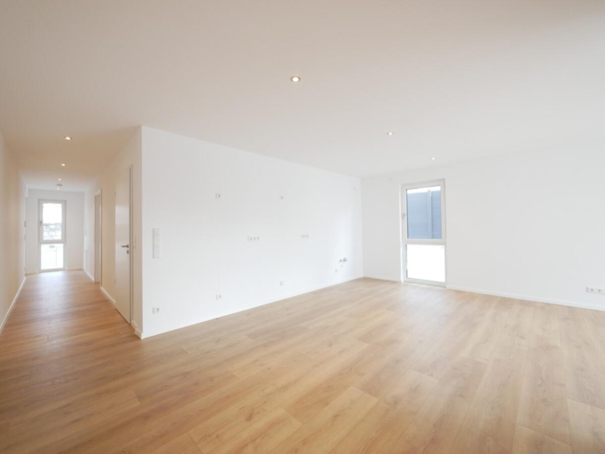 Küche und Wohnzimmer