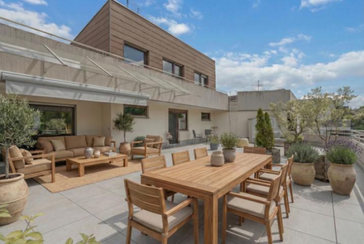 Dachterrasse (OG) Digitales Staging 