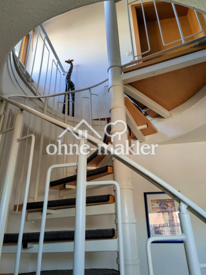 Freistehende Wendeltreppe