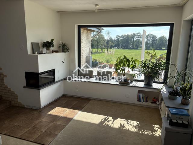 Wohnzimmer mit Grundofen