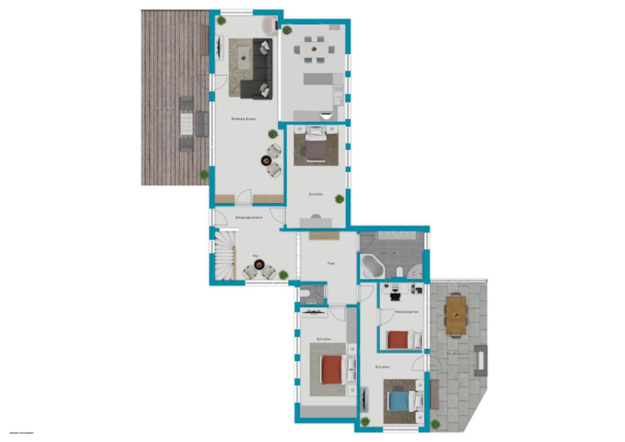 Alternative EG mit 5 Zimmern