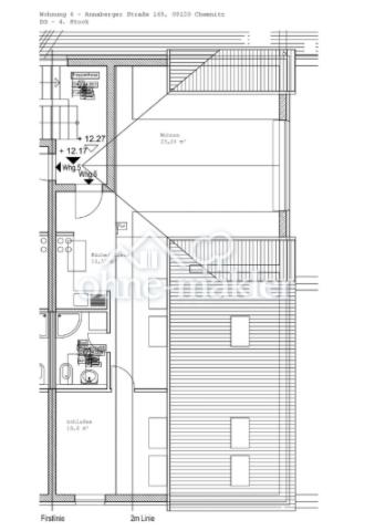 Grundriss Wohnung 6 - DG