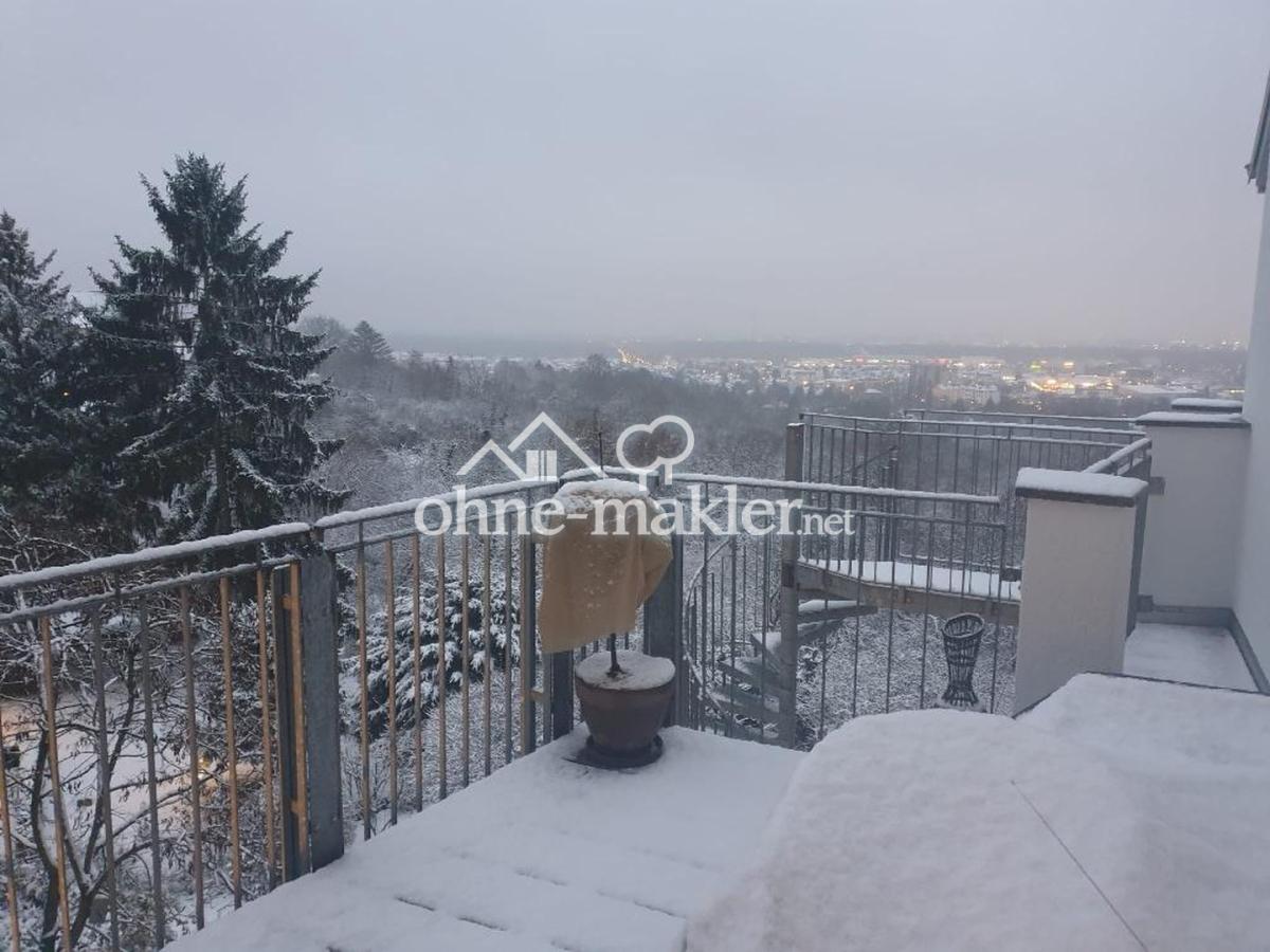 Winter-Impressionen Balkon