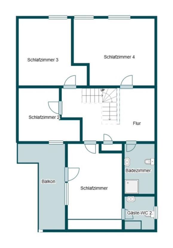 Grundriss Skizze 1.OG