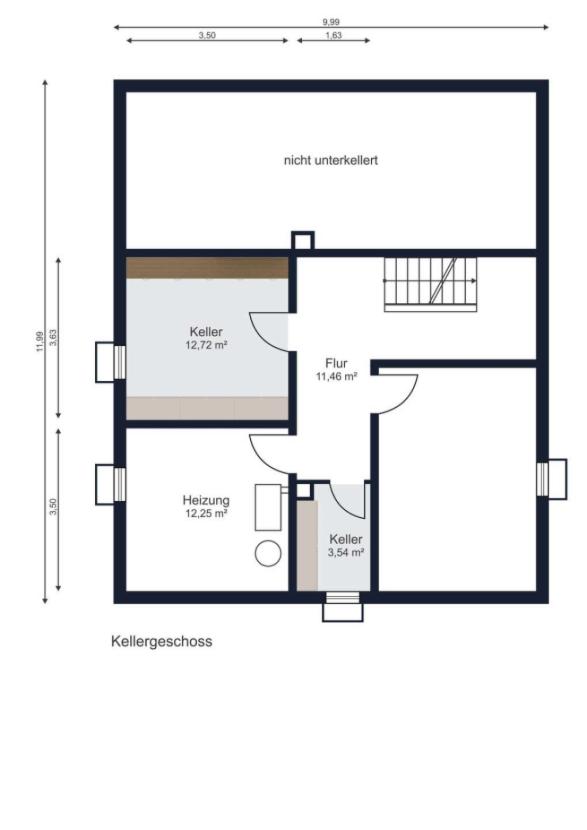 Grundriss Kellergeschoss