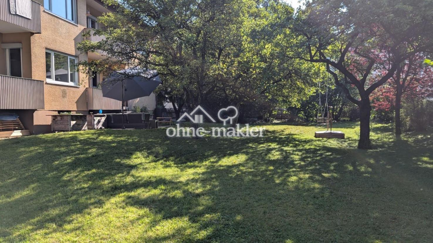 Gartenblick aus Südwest