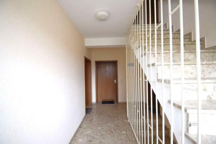 Treppe zum Waschcenter