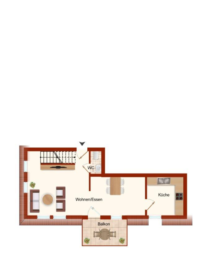 Grundriss Wohnen