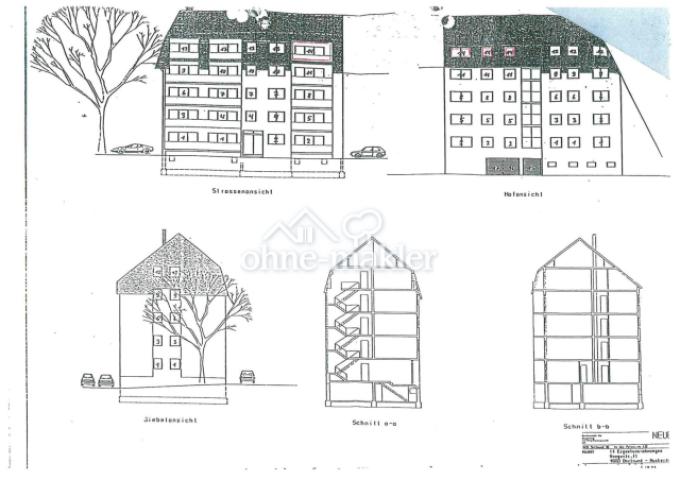 Balkon vorn - Fenster hinten