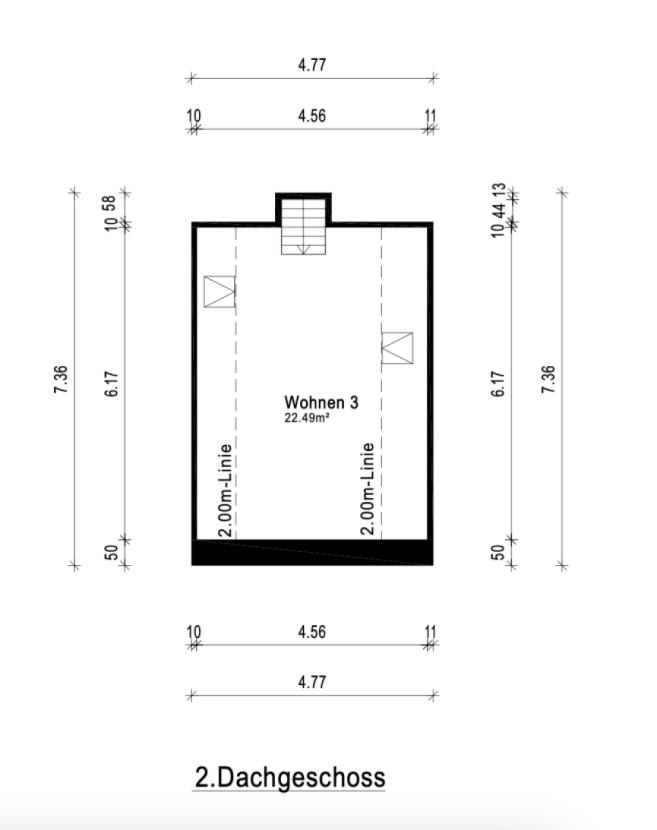 Grundriss 2. Dachgeschoss
