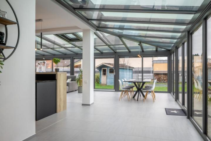 Der Blick auf den Essplatz