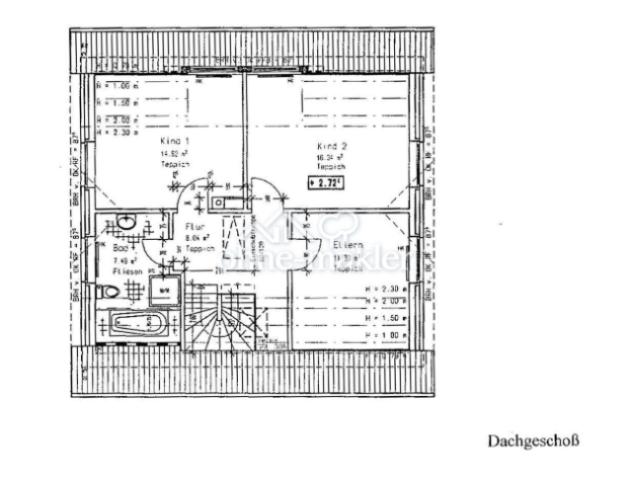 Grundriss Obergeschoss