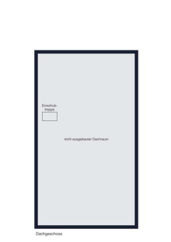 Grundriss Spitzboden