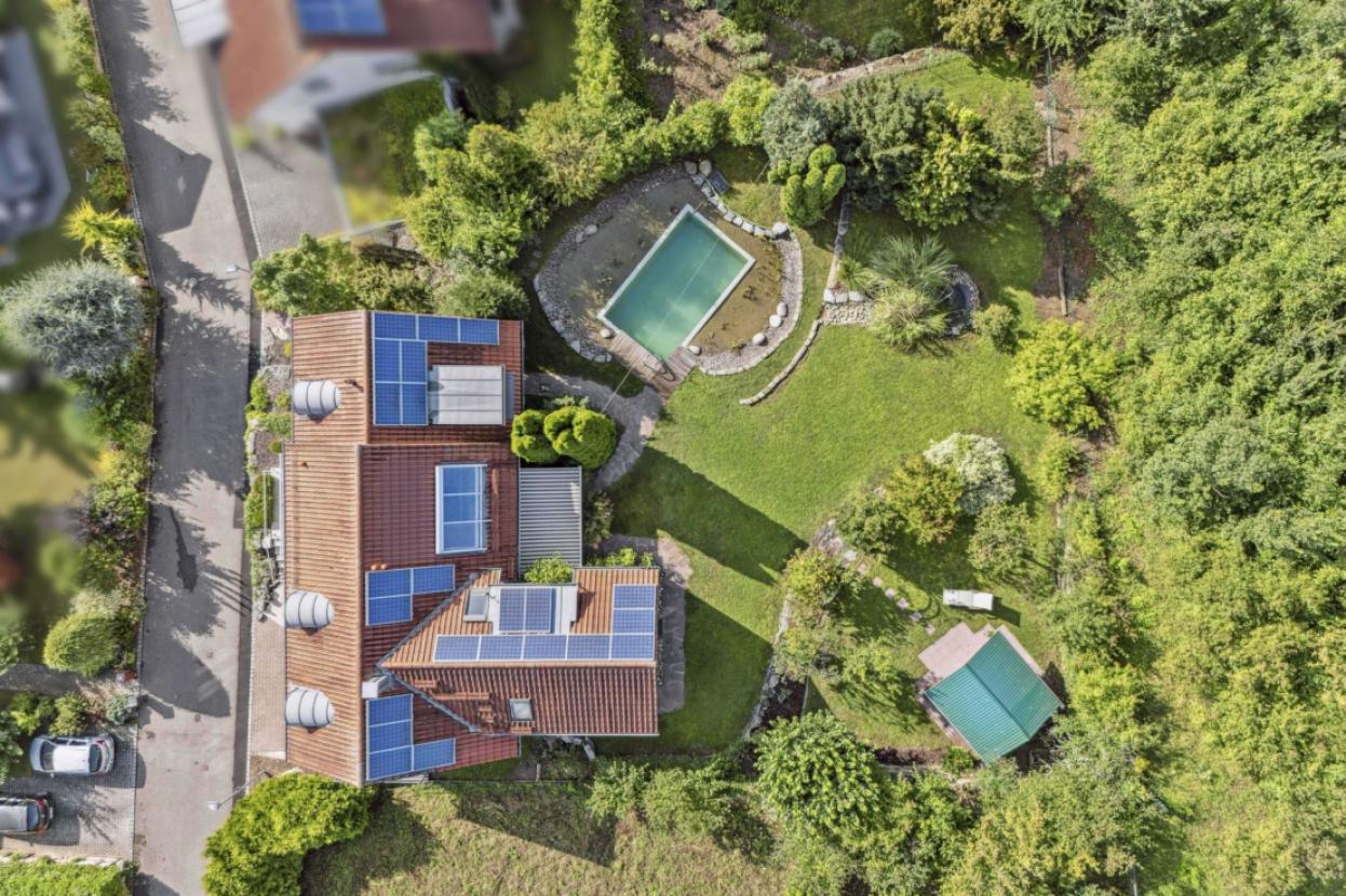 Luftansicht Grundstück