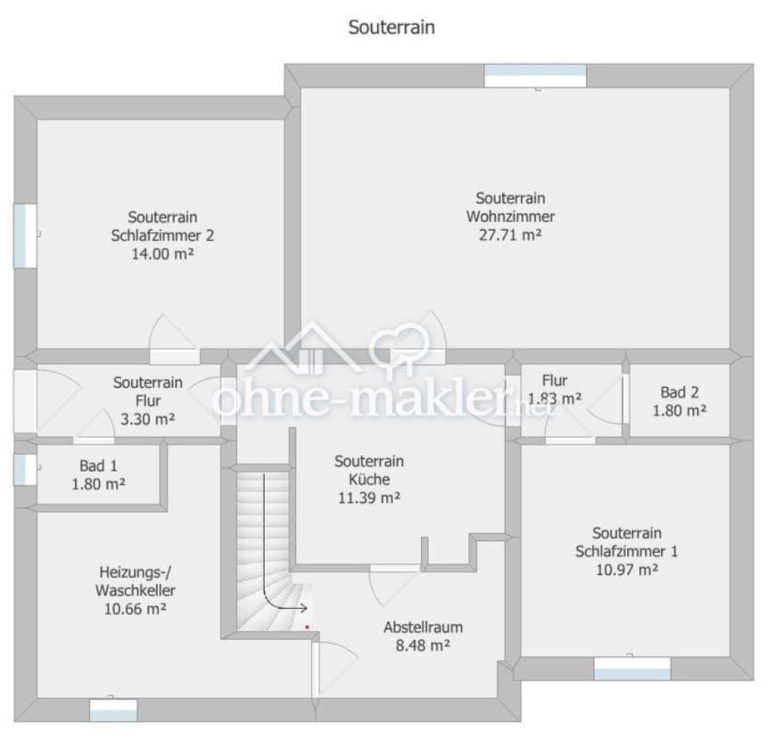 Grundriss Souterrain