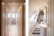 WC und Bad im Dachgeschoss