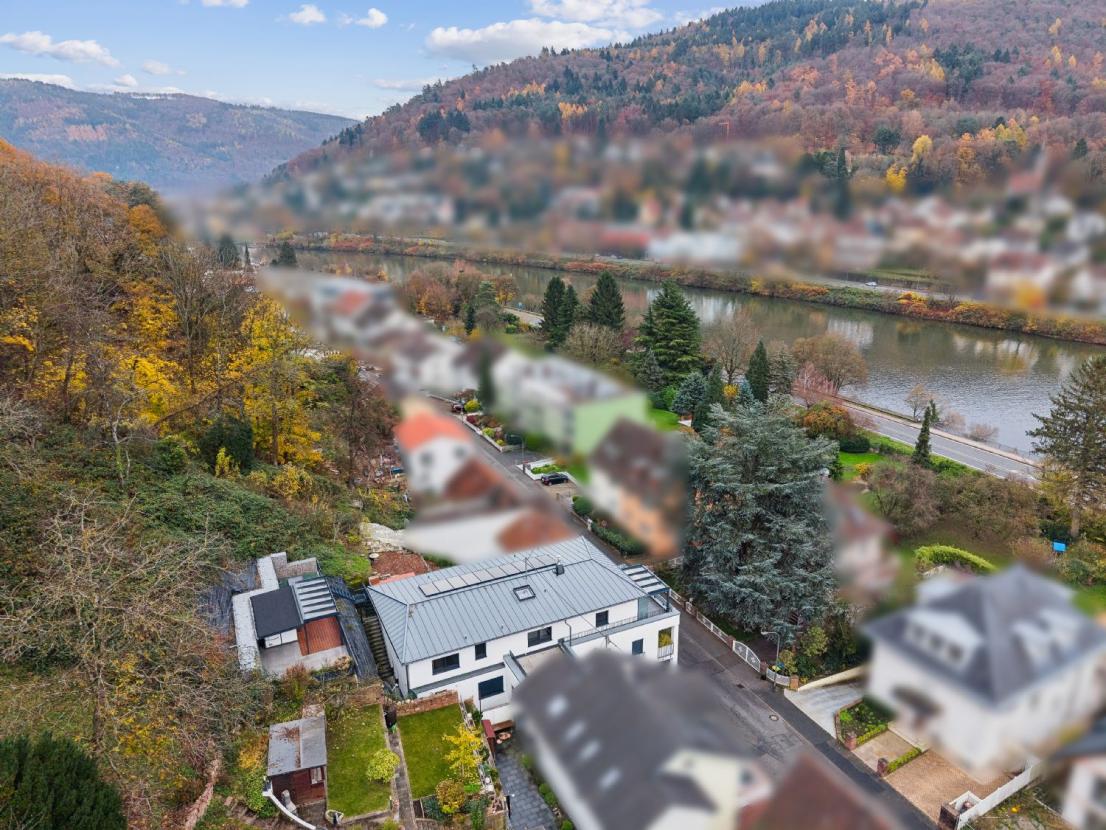 Über der Dächern von Heidelberg